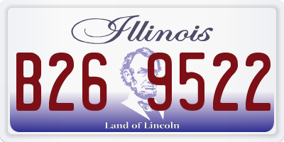 IL license plate B269522