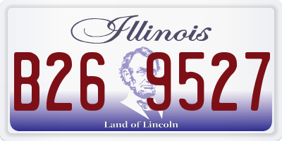 IL license plate B269527