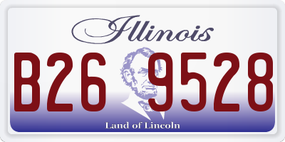 IL license plate B269528