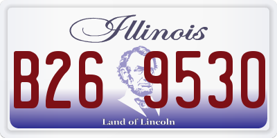 IL license plate B269530