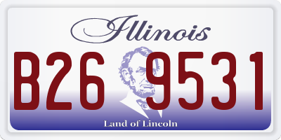 IL license plate B269531