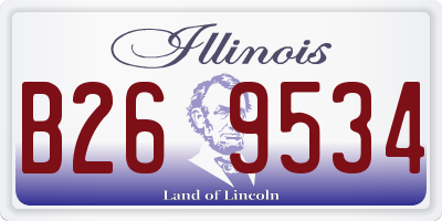 IL license plate B269534