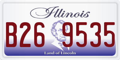 IL license plate B269535