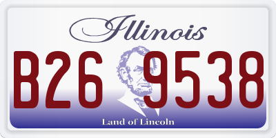 IL license plate B269538