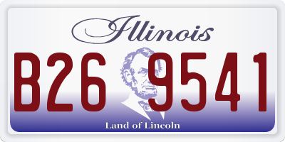 IL license plate B269541