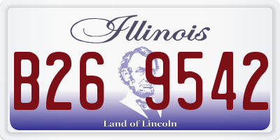 IL license plate B269542