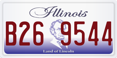 IL license plate B269544