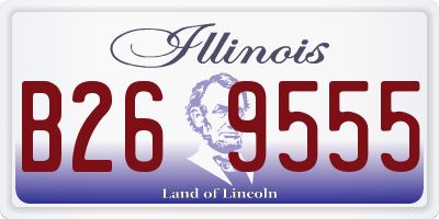 IL license plate B269555