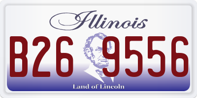 IL license plate B269556