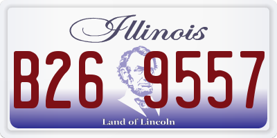IL license plate B269557