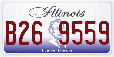 IL license plate B269559