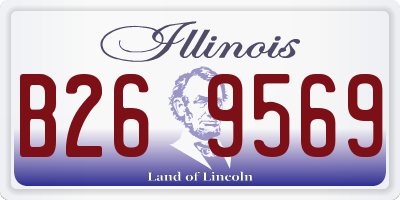 IL license plate B269569