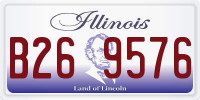 IL license plate B269576