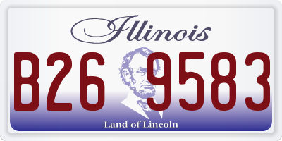 IL license plate B269583