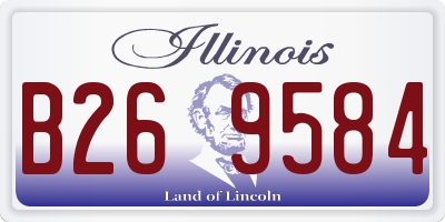 IL license plate B269584