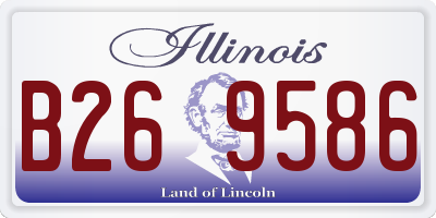 IL license plate B269586