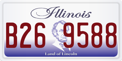 IL license plate B269588