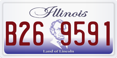 IL license plate B269591