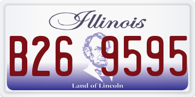 IL license plate B269595