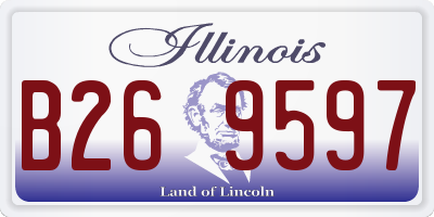 IL license plate B269597