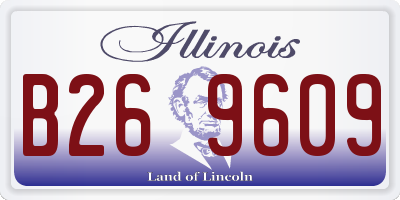 IL license plate B269609
