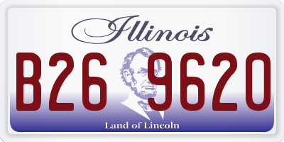 IL license plate B269620
