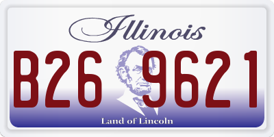 IL license plate B269621