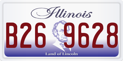 IL license plate B269628