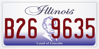 IL license plate B269635