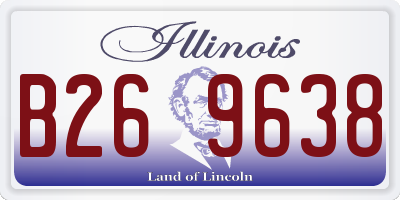IL license plate B269638