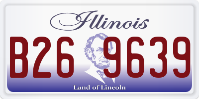 IL license plate B269639