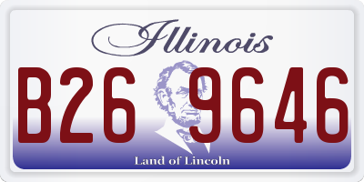 IL license plate B269646