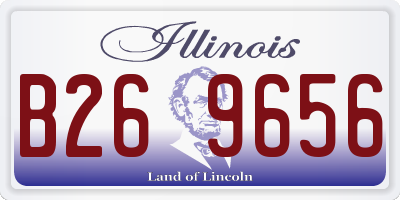 IL license plate B269656