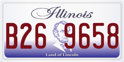 IL license plate B269658