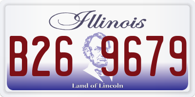 IL license plate B269679