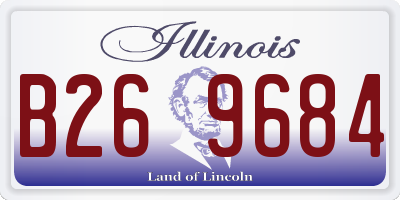 IL license plate B269684