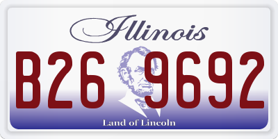 IL license plate B269692