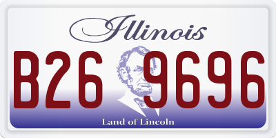 IL license plate B269696
