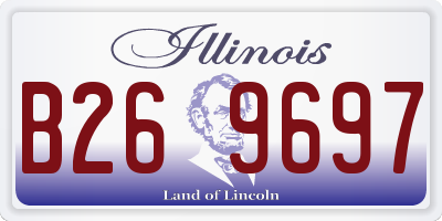 IL license plate B269697