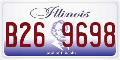 IL license plate B269698
