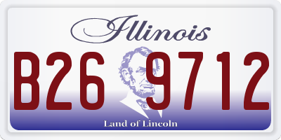 IL license plate B269712