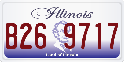 IL license plate B269717