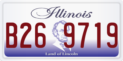 IL license plate B269719
