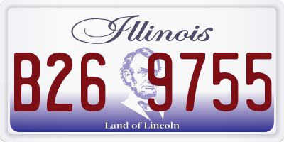 IL license plate B269755
