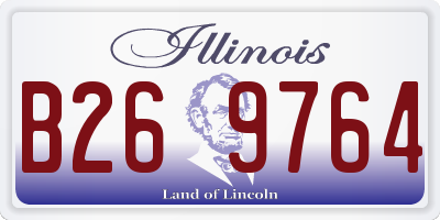 IL license plate B269764