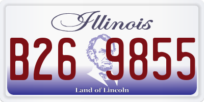 IL license plate B269855