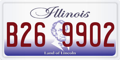IL license plate B269902