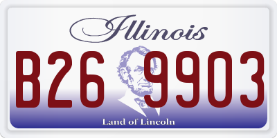 IL license plate B269903