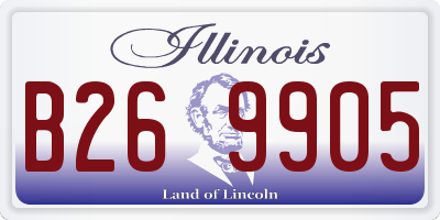 IL license plate B269905