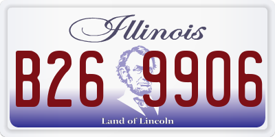 IL license plate B269906